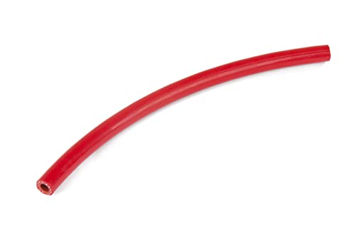 HPS 1/8 ID Црвена силиконска цевка за црево засилена со висока температура, продадена по стапки, Максимална Температура: 350F, Радиус На Свиткување: