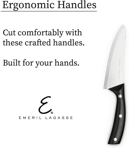 Емерил Лагасе 3-Парче Печат Кујна Ножеви Во Собата-8 Готвач Нож, 5.5 Првично Нож, &засилувач; 3.5 Паринг Нож-Парче Овошје &засилувач;