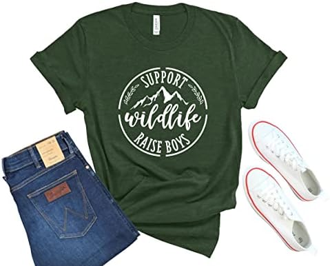Поддршка на дивиот свет крева момчиња кошула мама живот планински авантуристички кошули смешна мајка кошула мајки ден подарок за неа