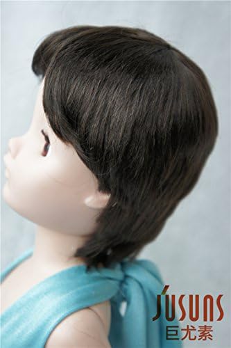 Qbaby Doll Wigs JD192 9-10Inch 23-25cm кратко момче пријател Исечете го синтетички мохер bjd коса kaye wiggs blythes додатоци за кукли