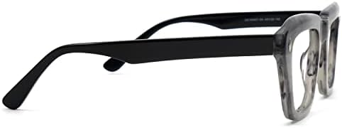 Рамка за очила за очите на очите на правоаголник Zeelool за жени со не-напис јасни леќи enени ZDA164431