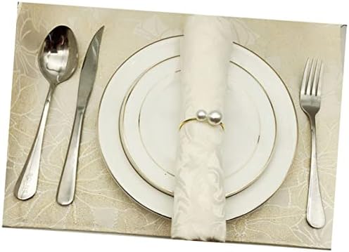 Bestonzon 18 парчиња прстен вечера занаетчиска нараквица забава банкет за јадење декоративна декорација метал златна прослава маса мода од железо,