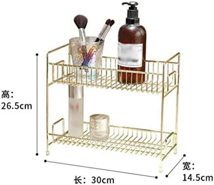 SLNFXC ковано железо бања countertop решетката за козметика за складирање на решетки за миење садови за миење садови за миење садови