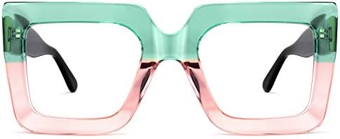 Читателите на Зеолул дебели преголеми очила за читање на плоштад за жени со стандардна анти-рефлективна обвивка Брендон VFP0306
