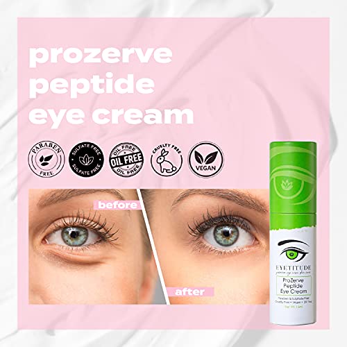 Eyetitude - Prozerve Peptide Cream Cream - Навлажнувачки крем за очи за намалување на подпухналост и темни кругови