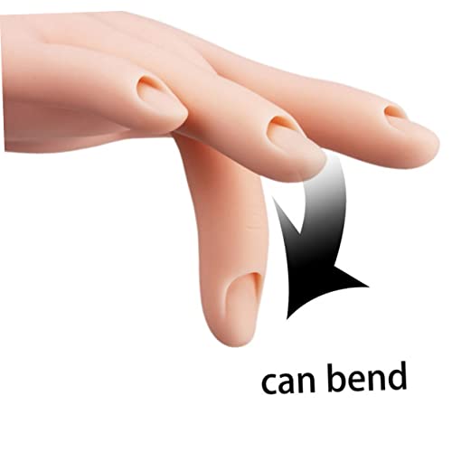 Fomiyes рака модел лажна рака за вежбање на сликање нокти за нокти за уметност алатка за маникир тренинг рака лажна рака маникир маникир
