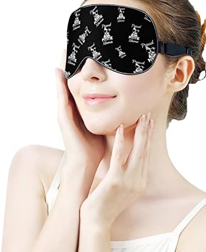 Горда Пити Мама Спија за слепите маски за очила за очи со сенка на очите со прилагодлива лента за жени мажи ноќ