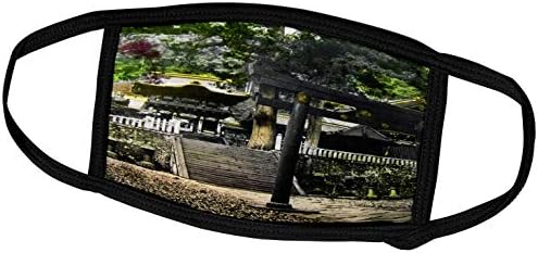 3drose сцени од минатото волшебно фенер - гроздобер јапонски храм порта Нико Точиги Префектура магичен фенер - Маски за лице