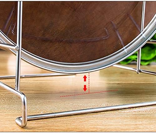 PAT RACK COUNTERTOP Седење тип со вода вертикална табла за сечење на табла за сечење на табла за сечење кујна од не'рѓосувачки челик погоден за печки