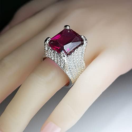 2023 Нов подарок подарок бр. Банкет прстен Дијамант Валентин 610 прстен сет за жени не'рѓосувачки челик
