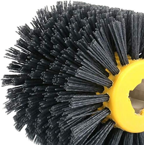 ФАНСИПРО Абразивно полирање на жицата за мелење на тркалото за дрвен под 80/120/180/240 Грит, 120 мм, жолта - 120 решетка