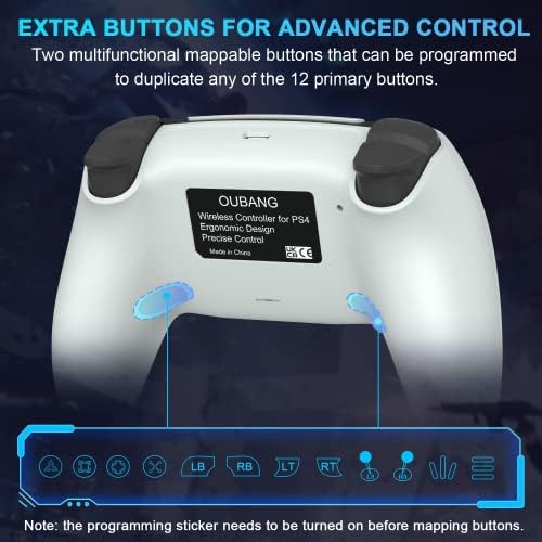 Контролер YU33 YMIR за PS4 контролер, елитна контрола далечински управувач PlayStation 4 контролер, SCUF безжични контролори DE