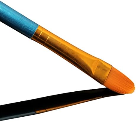 WYFDP 10pcs најлон дрвена рачка боја четка за четка постави акварел гуаче цртање на сликарство за сликање уметнички материјали