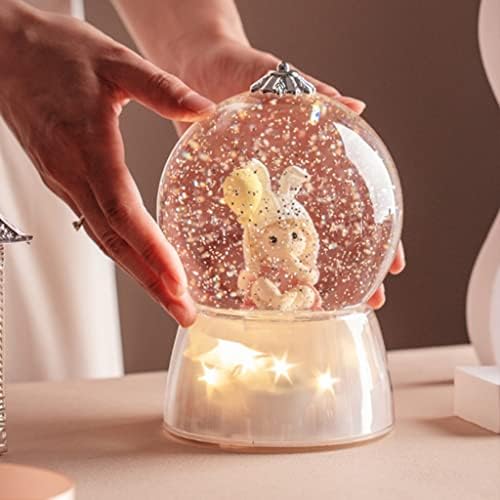 Ydxny Dream Starlight Sconflake Crystal Ball Music Box Octave Box испратена да ги испрати девојките Ден на Денот на вineубените најдобриот