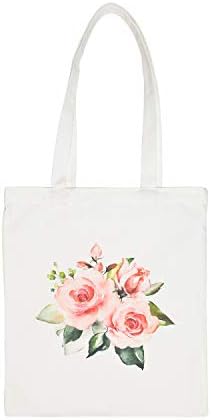 Едноставна плус+ торба за тота, големи торби за купување торбички за намирници подароци за мајка тетка жени пријатели цврсти торби за купување
