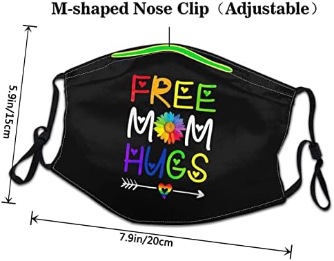 Бесплатни мама прегратки ЛГБТК Гордоста месец Washable_mask unisex лице бандани за возрасни за еднократно уста што покрива прашина