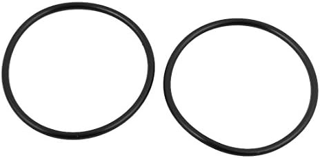 AEXIT 10 парчиња 39мм Електрична опрема x 1,9мм гума О-прстени NBR отпорни на топлина запечатување прстен за запечатување црно