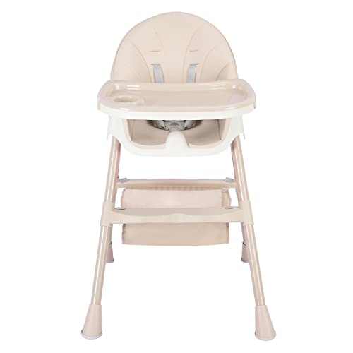 3-во-1 високи столчиња за мали деца, кабриолет за новороденчиња, лесна тежина преносна висока количка со отстранливи ленти и безбедносни прилагодливи нозе