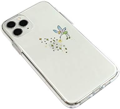 Dparks DS17241i58R iPhone 11 Pro Мека Јасна Кутија, Мала Самовила, 5,8 Инчи, Iphone Задниот Капак, Tinkerbell