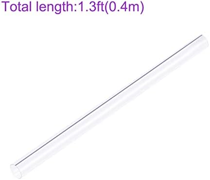 DMiotech ID 30MM OD 32m, 0,4 M Должина Пвц Јасна Пластична Цевка Тврда Тркалезна Цевка За Водоводна Цевка