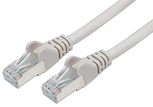 Премиум кабел Мрежа, Етернет, LAN &засилувач; Печ Кабел CAT6a S-FTP PIMF Заштитен, RJ45, LSOH, AWG 26/7, Бакар Кабел Cu, Сива, 0,25 m