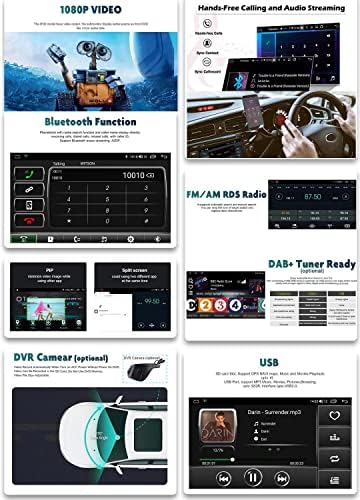 Autosion Android 12 Автомобил Радио ГПС Стерео Глава Единица Нави HDMI WiFi За Тојота Приус 2009 2010 2011 2012 2013 2014 2015 Контрола НА Воланот