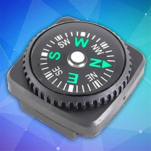 ADSRB 5PCS мини часовник за набудување на копчето Компас за опстанок на нараквица мини џеб компас на отворено пешачење додатоци за