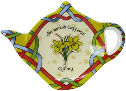 Кралска тара сет од 2 велшки дафодил кригла и држач за чај од велшки дафодил