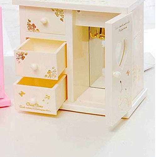 Zhyh Криејтив балет шминка музичка кутија декорација wallиден кабинет облик накит кутија музичка кутија дома декорација роденденски подарок