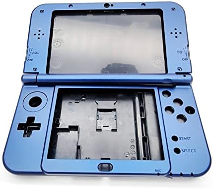 NEW3DSLL Дополнителни куќишта за куќи со сина боја 5 компјутери поставени замена, компатибилна со Nintendo New 3DS New3DS XL