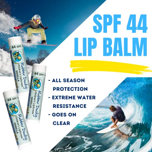 Гума Даки - Кид СПФ 44 мелем за усни - навлажнувачки витамин Е сончање за усни - цела сезона широк спектар УВ заштита - водоотпорен