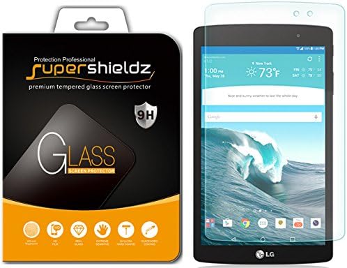 Супершилдз Дизајниран За LG G Pad X8. 3 Заштитник На Екранот Од Калено Стакло, Против Гребење, Без Меурчиња