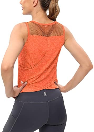 Fihapyli ictive тренингот исечен резервоар за врвови за жени, без ракави без ракави, атлетски мускулен кошула лабава вклопена симпатична