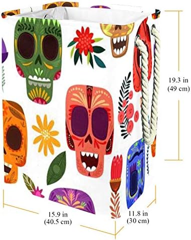 Мексиканскиот ден на мртвите слатки черепи и цвеќиња хонорарни алишта зачудувачки облеки ја спречуваат голема корпа