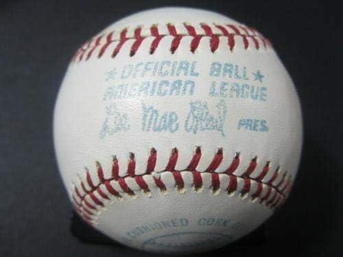 Хенк Арон Атланта Бравес потпиша официјален гроздобер Оел Бејзбол ЈСА ЛОА - Автограмски бејзбол