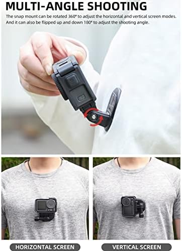 Ременска лента за држачи на вратот на вратот Xmipbs Magnetic, First Lice For Shooting For Action Mo Action 3, Sports Camera Go Pro Series, Insta360