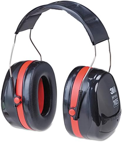 3М про-одделение за намалување на бучавата, NRR 30 dB, лесна и прилагодлива & H10A Peltor Optime 105 над ушите на главата, заштитниците на
