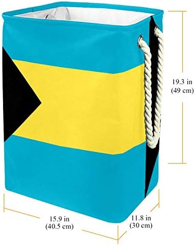 Знаме на бахамите Големи Димензии За Перење Ја Попречуваат Склопувачката Корпа За Складирање За Расадник За Бебиња Во Спалната Соба