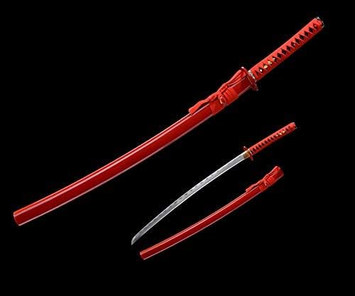 Mastergoswords 41 '' Вистински самурај меч битка подготвена Катана рачно изработен јапонски меч со сина марамада