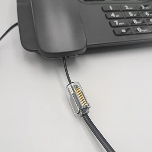 Necables 2pack Телефонски кабел Detangler за фиксен телефонски кабел за деенглер, кабел за зачувување на кабелот за вртење на вртливата кабел