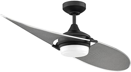 Kendal Lighting AC22852-BLK 52``conceiling fan, бел, црна