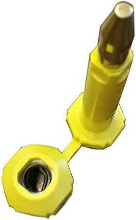 Висока безбедносна прогресивна нумеричка заптивка за заптивка за садови за товар и приколки за камиони, Yellow-ISO 17712 и C-TPAT овластен