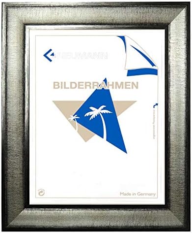 Neumannn Bilderrahmen Пластична рамка сребрена 468 arg, HXW 33x78 mm, отстранлива рамка, 60х80 см