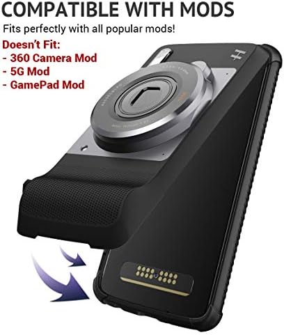 CaseWe-Motorola Moto Z4 Заштитна Флексибилна Технологија За Двојно Вбризгување Капак На Куќиштето На Браникот/Компатибилен Со Мото Модови-Сите