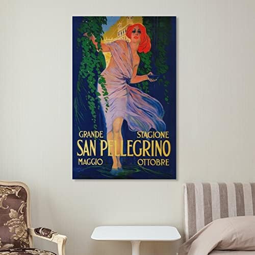 Гроздобер уметнички постер леополдо метликовиц Сан Пелегрино сликарство платно печатење подароци платно постери и отпечатоци