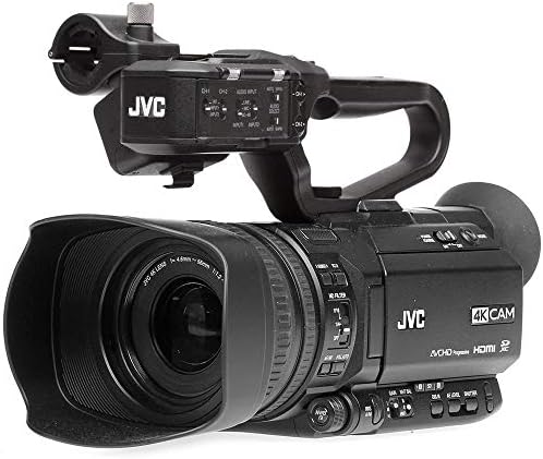 JVC GY-HM250 GY-HM250U UHD 4k Стриминг Камера + 64GB SDXC Картичка + 62mm 3 Парче Филтер Комплет KAN0067-003 Микрофон + Мемориска
