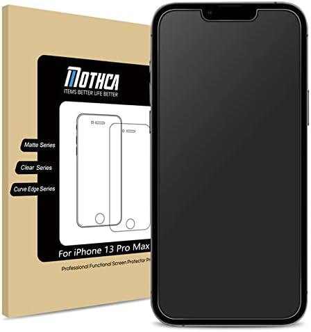 Заштитник на екранот Motte Matte Glass за iPhone 14 Plus/iPhone 13 Pro Max 6,7-инчен анти-инчен анти-сјај и анти-прстински отпечаток калено стакло