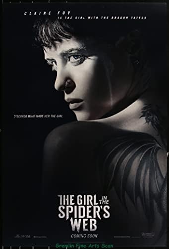 Девојчето во веб -страницата на пајакот - еден постер за филм за аванс 2018