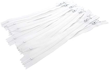 Ykk® 20 Zipper ykk боја бела за облека, чанти, занаетчиски и проекти за шиење