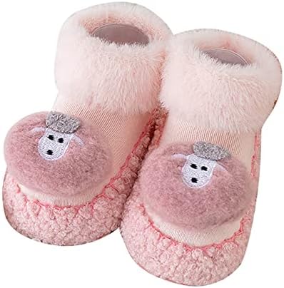 Обувки За Новороденчиња Зимски Чевли За Мали Деца Меки Долни Внатрешни Нелизгачки Топли Папучи За Бебиња